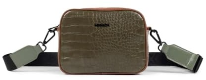 Munich Damen Block Fun Fw25 Crossbody Camera C/Terra Taschen und Rucksäcke, grün
