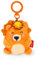 LEGAMI - Porte-clés Super Soft! Thème Lion, Porte-clés en Peluche, Pendentif avec Message gravé et Mousqueton en Zinc, 7x11 cm