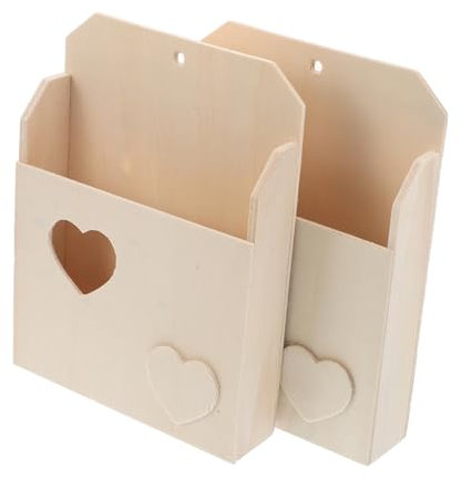 LALADEFIEE Basteln Für Kinder Dekoratives Set Aus Holzumschlagbox Sparschwein Und Briefkasten