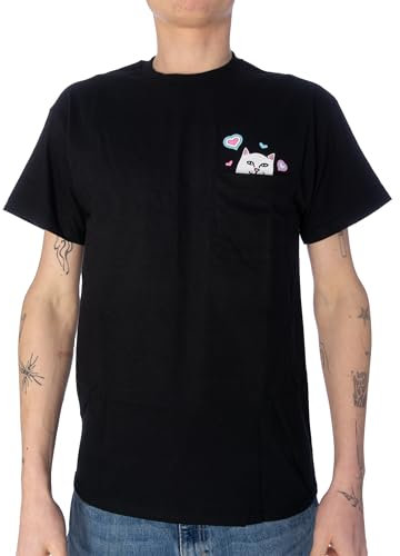 RIPNDIP Lord Nermal Amor Pocket T-Shirt Herren Shirt schwarz L