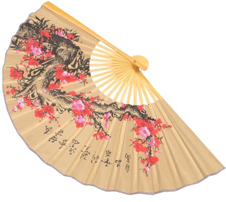 NUOBESTY Éventail Géant Mural Papier pour Décoration Intérieure Pendentif Mural Chinois Décoration Murale Éventail Pliant