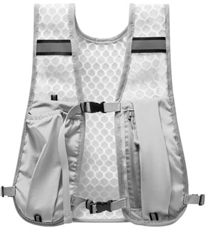 Gilet en Eau Courante, Gilet d'hydratation Paquet d'hydratation du Sac à | Sac en banane de course léger avec une poche de rangement de bouteille d'eau de 500 ml