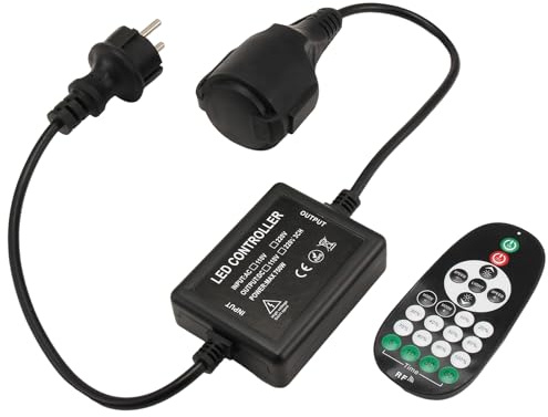 Tacdas Pour Contrôleur LED Dimmable 750W AC 220V, Kit de Télécommande à 23 Touches pour Bandes LED, Ampoules, Guirlandes de Noël, Prise EU.