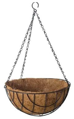 La bolata Macetero Colgante de Coco y Metal 30 cm diámetro