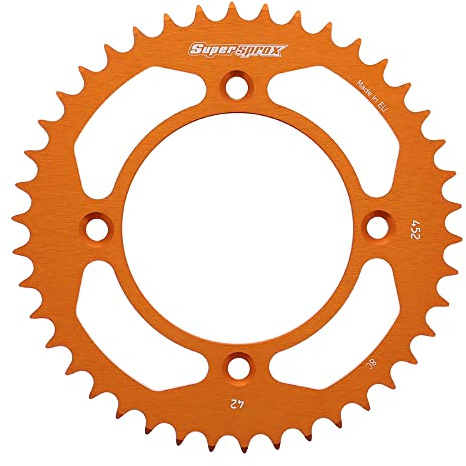 Supersprox RAL-452-42-ORG Aluminum Sprocket Orange for KTM SX 50 14-19