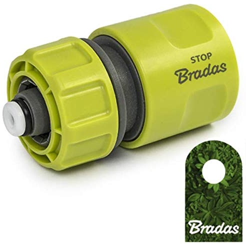 Bradas Schlauchkupplung 1/2 mit Stop Lime LINE Schnellkupplung LE-02140K 3287