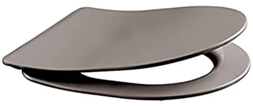 Wirquin 20722690 Abattant wc Amiral avec frein de chute, déclipsable et fixation par le dessus, gris
