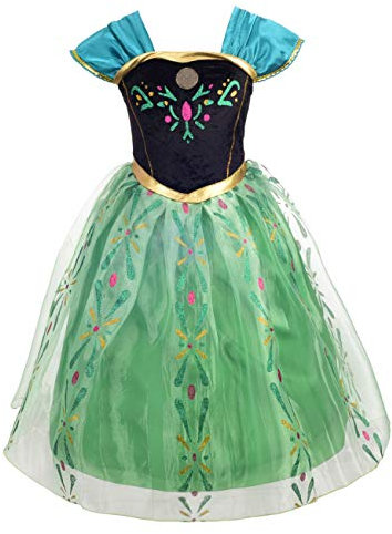 Lito Angels Baby Girls Princess Coronation Costume Fancy Dress Up Birthday Party Age 18-24 Months, Green