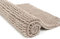 Pincy rutschfeste Chenille Badematte – 50 x 80 cm zottelige Mikrofaser-Badematte – schnell wasserabsorbierend, maschinenwaschbar, strapazierfähiger Bodenteppich, für Badezimmer, Zimmer (Beige)