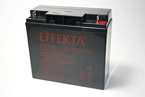 Effekta BT 12-20 12V 20Ah Blei Akku/Blei-Vlies Akku AGM VRLA