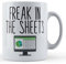 Father Fox Tasse mit Aufschrift Work, Spreadsheet, Freak in The Sheets – Geschenktasse für Kollegen, Keramik, 300 ml