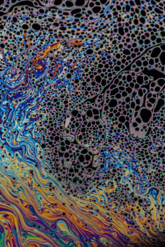 colorful soap film notebook: 6x9 inch colorful soap film notebook