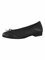 Tamaris Ballerina Schwarz Glattleder 42 EU