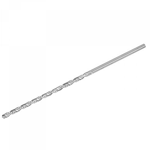 sourcing map 6542 High Speed Steel Straight Shank Twist Extra Long Drill Bit, Uncoated 8mm Drill Diameter 300mm Length