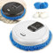 kangten Robot aspirador, robot aspirador automático con función de limpieza húmeda/seca, robot aspirador inteligente robot de succión para suelos madera, mármol, azulejos de cerámica (blanco)