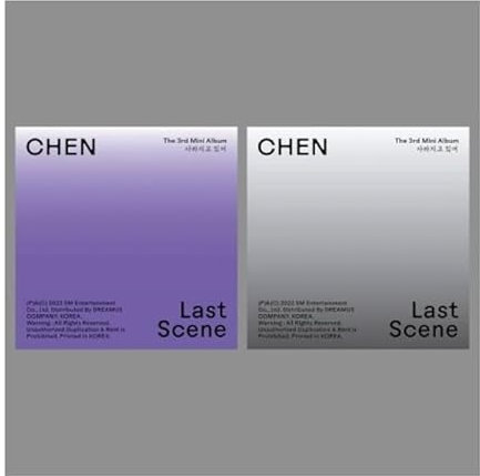 EXO CHEN Last Scene 3rd Mini Album PhotoBook Version CD+Poster+Booklet+Postcard+Photocard+Tracking (Random)