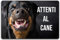Rottweiler Warnschild aus Verbundaluminium 3 mm (20 cm x 15 cm)