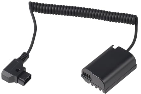 FOTGA D-Tap Connector to DMW-BLK22/DCC17 Decoded Dummy Battery DC Coupler Power Adapter Cable for Panasonic LUMIX DC-S5/S5II/S5K/GH5II/GH5S/GH6/G9/G9II Camera