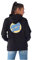 SANTA CRUZ Skateboard-Kapuzenpullover mit Aufschrift Other Dot, für Damen, Schwarz mit Gelb, Größe XS, Schwarz mit Gelb, XS