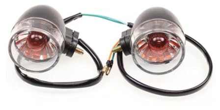 Streetparts24 Blinker Paar vorne links & rechts E-geprüft – passend für Kymco Agility 50 125 Basic, Carry, One, RS, City, MMC, R16
