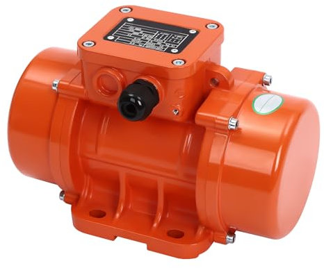 Vibrationsmotor, Rütteltisch für Beton, 220V 60Hz Vibrationsmotor, 3600 R/min, Betonrüttler Motor mit Verdickter Sockel (4 Vorgebohrten Löchern), IP65, 23.1 * 13 * 15.22 cm