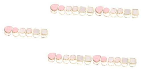 minkissy 30pcs Nail Art Mixing Trays Resin Pallet for Blending Colors Includes and Shape for Nail Art and Makeup Applications