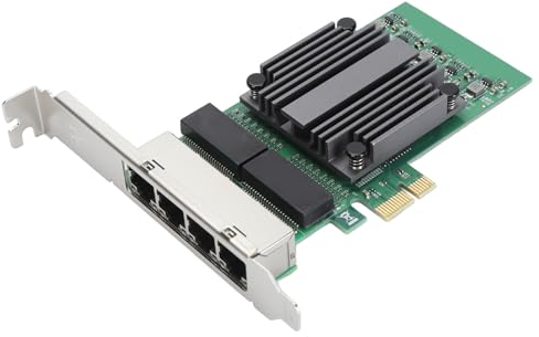 Quad-Port-Gigabit-Ethernet-Server-Adapter, PCIe-Netzwerkkarte mit 4 RJ45-Ports, für 82571 Chip für Server, VMware