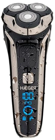 HAEGER G-man Ultra Rasierer, Schwarz, Elektro-Rasierer für Männer, Erwachsene, 3 Jahre Garantie