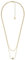 Fossil Sutton JF04792710 Collier en Acier inoxydable Pour Femme Doré, Length: 410mm+50mm, Acier inoxydable, Pas de gemme