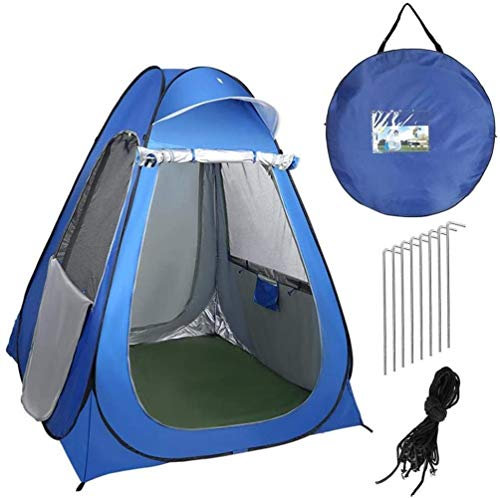 KjoiDWz Portable Camping Tent Double Privacy Tents For Camping Pop Up Camping Shower Tent For Outdoor Dressing, Rain Shelter For Camping & Beach, Lightweight And Sturdy, Easy Set Up for Beach, Outdoor