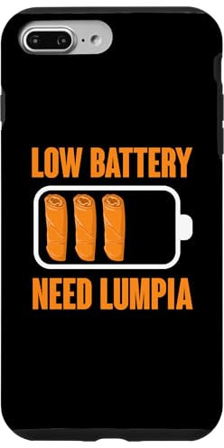 Custodia per iPhone 7 Plus/8 Plus batteria scarica ha bisogno di Lumpia Design per un appassionato di Lumpia