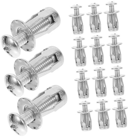 Homoyoyo 20pièces Chevilles à Expansion Pour Portes Creuses Acier Inoxydable De Écrous Jack Pour Fixation Des Murs Creux Et Applications Variées