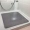 Nicoman Loofah Shower Mat, Non Slip PVC Spaghetti Mat for Wet Area Inside Shower, Super Comfy Soft Matt, Quick Dry, Bacteria & Mould Resistant, Curved Edge, Square, Small, 53x53cm