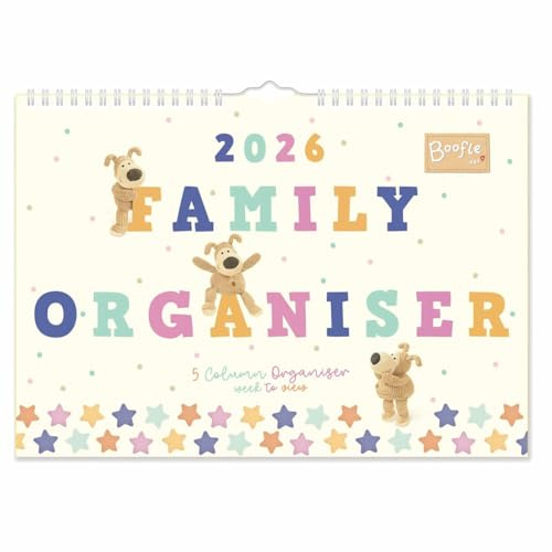 Boofle A4 Family Organiser 2026