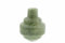 DutZ Vase Urtii S | Pistache | H14 cm D11 cm | stylische Vase aus mundgebladengm Glas