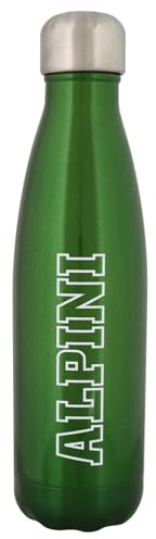 Sfiziosa Borraccia Alpini 500 ml Acciao Inox Colore Verde e Logo A.N.A Prodotto Ufficiale
