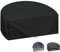 LAMUNI Patio Daybed Cover Semicircle Garden Day Bed Protective Cover 205x110x80cm Outdoor Sofa CanopyDay Bed Covers Waterproof 420D Oxford Garden Daybed Furniture Covers for Rattan Day Bed Sofa
