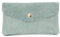 Double Tree Porte-Monnaie Cartes Femme Cuir Suède Grainé - Portefeuille Mi-Long Polyvalent - Compact Pratique - Vert Clair