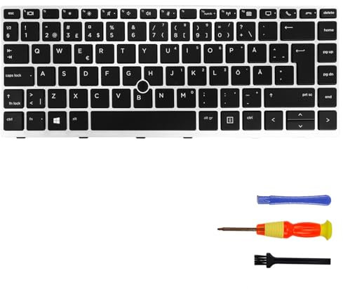 Backlight keyboard for HP EliteBook 840 G5 846 G5 745 840 G6 14u G5 L14379-001 L14377-DH1 (Sweden, Backlight)
