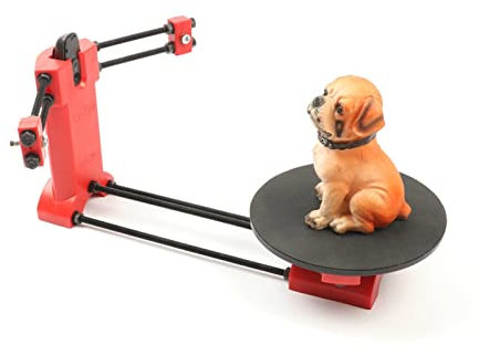 3D-Scanner DIY. Kit, rote Spritzgusskunststoffe Webcam Open Source 3D-Scanner for 3D-Drucker,Breite Kompatibilität