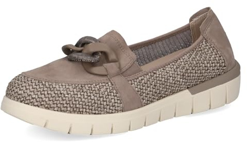 CAPRICE Slipper Materialmix Leder/Textil H-Weite