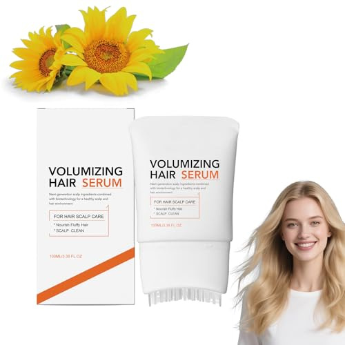Haarwachstumsserum Mit Silikonbürstenkopf, Haarverdickungsserum, Revitalisierendes Kopfhautöl Mit Integrierter Bürste, Nährendes Kopfhautöl Für Dünner Werdendes Haar, Koreanische Tägliche (1P)
