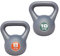 UK Fitness home gym kettlebell set weights 2kg 4kg 6kg 8kg 10kg 12kg 14kg kettle bells exercise equipment for home use (8kg+10kg)
