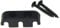 Dopro Bass String Tree Bass String Retainer with Mouting Screws Black