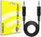 actecom® Cable Aux Jack 3.5 mm | Cable Auxiliar 3.5 mm | Macho a Macho | Compatible con Autoradio, Auriculares, Altavoz, TV, Smartphone, MP3, HiFi Receptor | Negro | 1M
