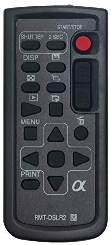 VINABTY RMT-DSLR2 Ersatz-Fernbedienung fit for Sony Camera Alpha DSLR Wechselobjektiv ILCE-6000L ILCE-6300 ILCE-6500 ILCE-7 ILCE-6000 ILCE-6500 ILCE-7 ILCE-7M2 ILCE-7M2K ILCE-7R ILCE-7RM2 ILCE-7RM3