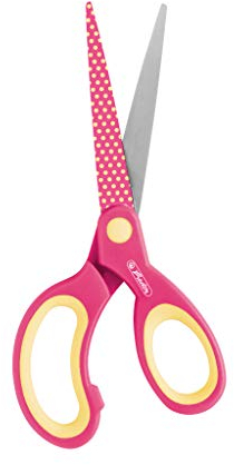 Herlitz Design Bastelschere / spitz / Farbe: pink