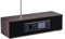 ALANO BEA103 Radio FM/DAB+/Bluetooth/USB/AUX IN radio a colori in legno con telecomando e doppia modalità sveglia (Marrone)