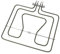 sparefixd for Zanussi ZOB140X Cooker Oven Top Upper Grill Heater Element