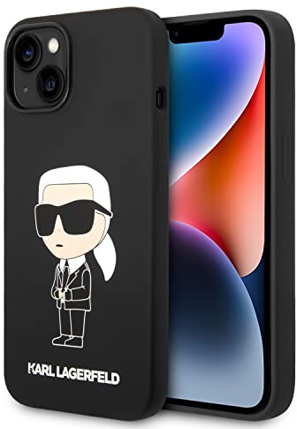 KARL LAGERFELD KLHCP14MSNIKBCK Hülle für iPhone 14 Plus 6,7 hardcase Schwarz SI